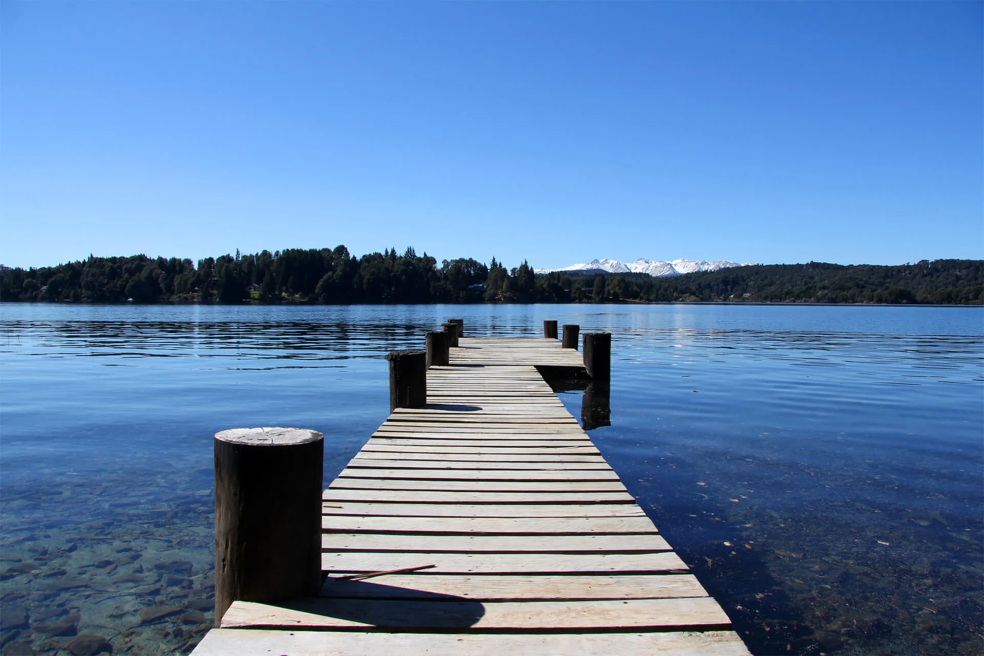 Paseo a orillas del lago Moreno