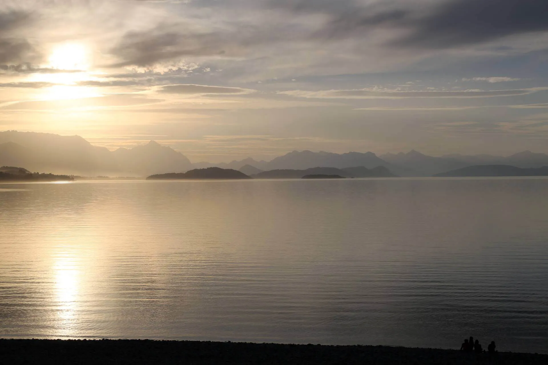 Vista al Atardecer desde el Depto Romance