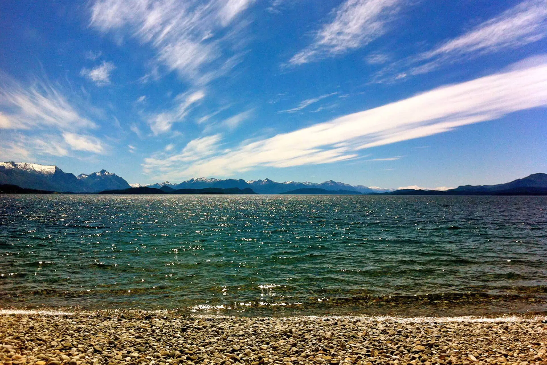 Vista al lago desde el Depto Michel