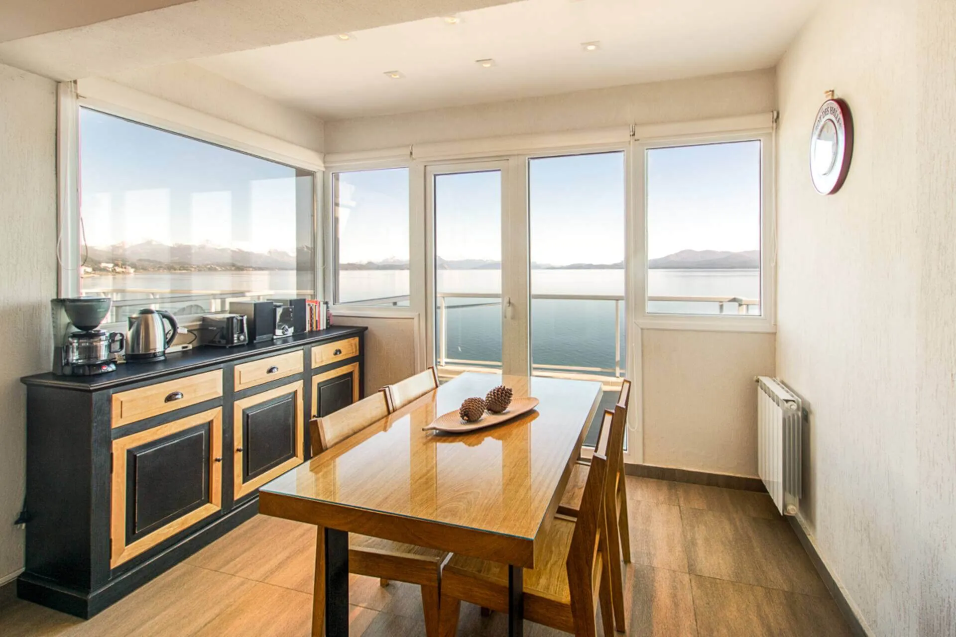 Sala de jantar do apartamento Premium