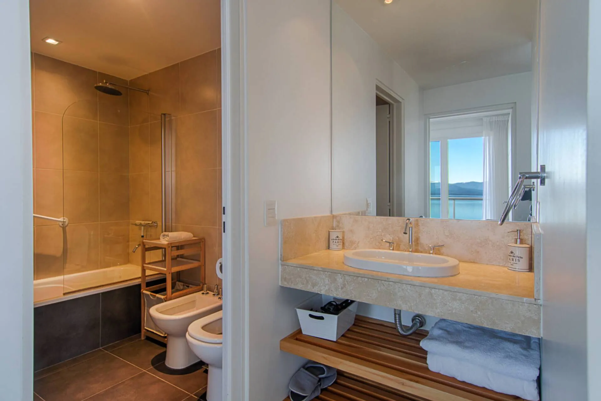 Banheiro do apartamento Premium