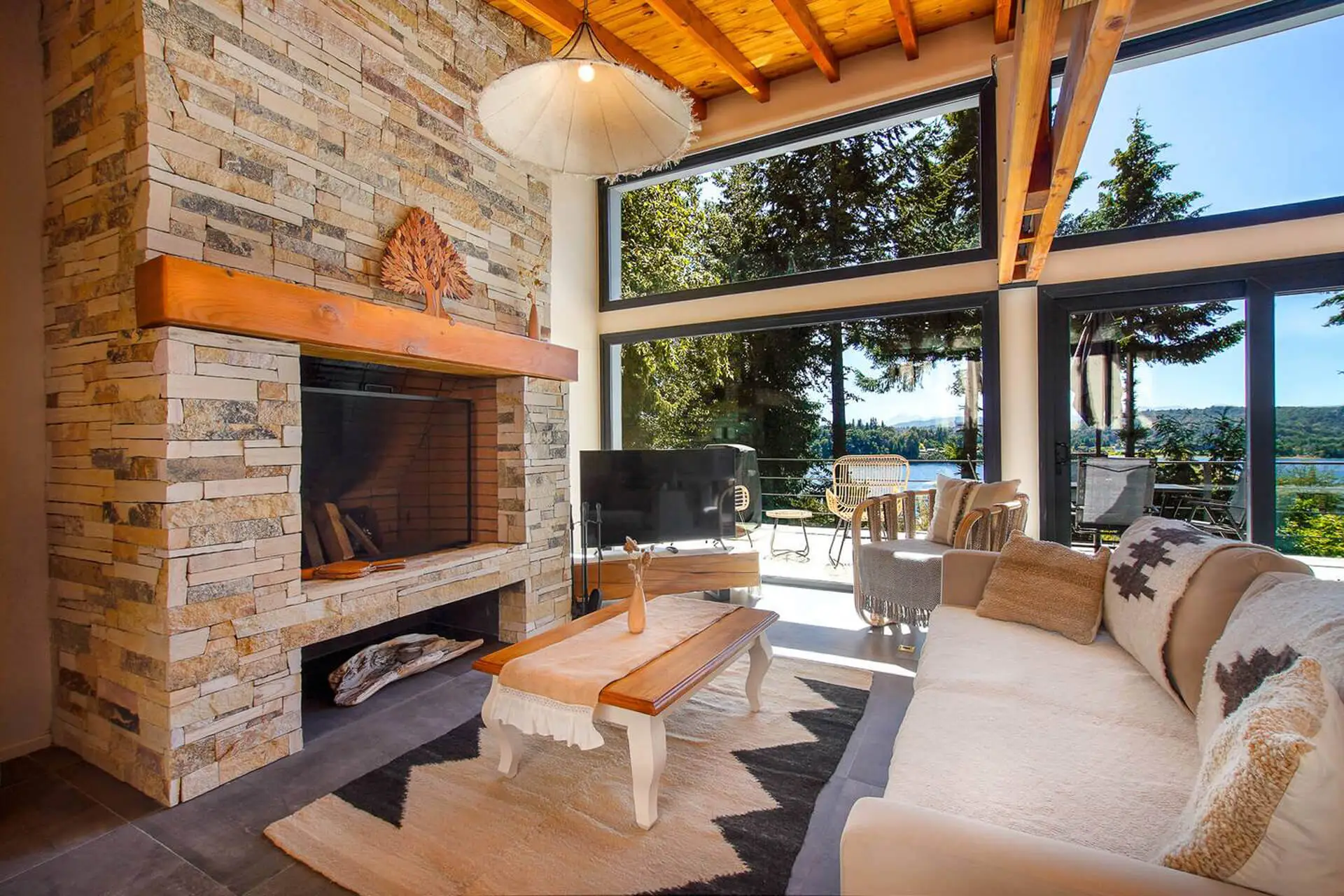Sala de estar da Casa Alta Vista