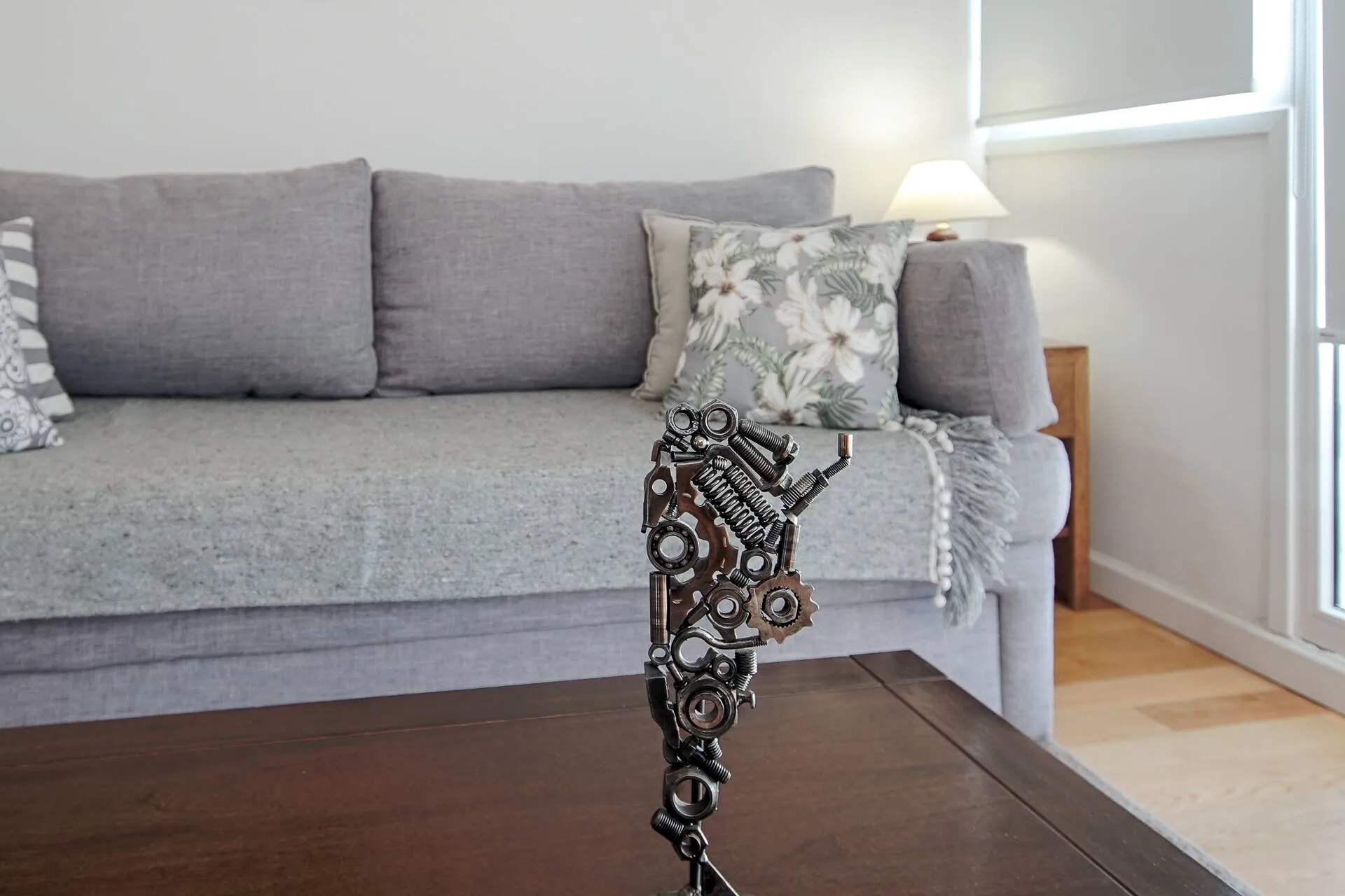 Sala de estar do apartamento Michel