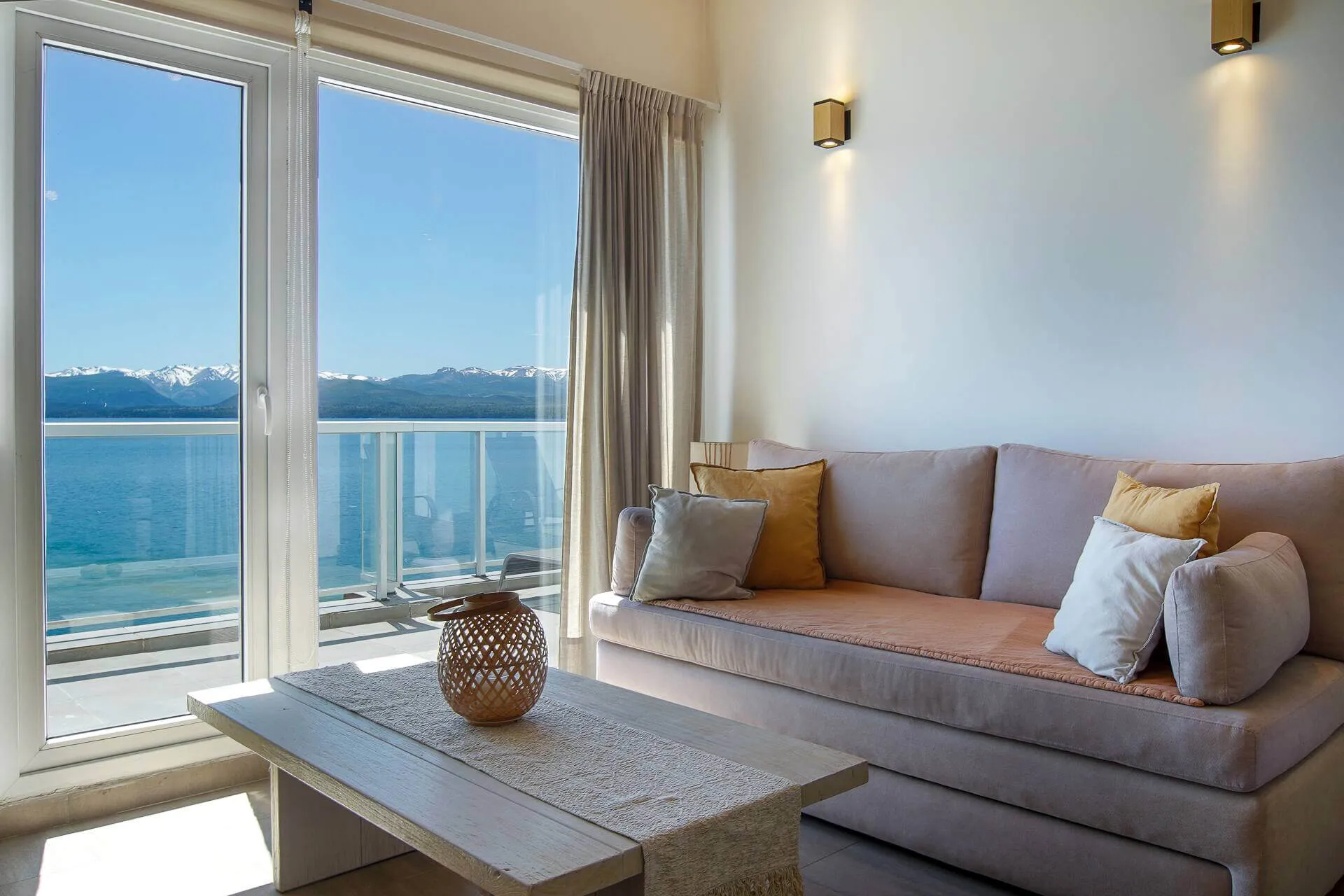 Sala de estar do apartamento Premium