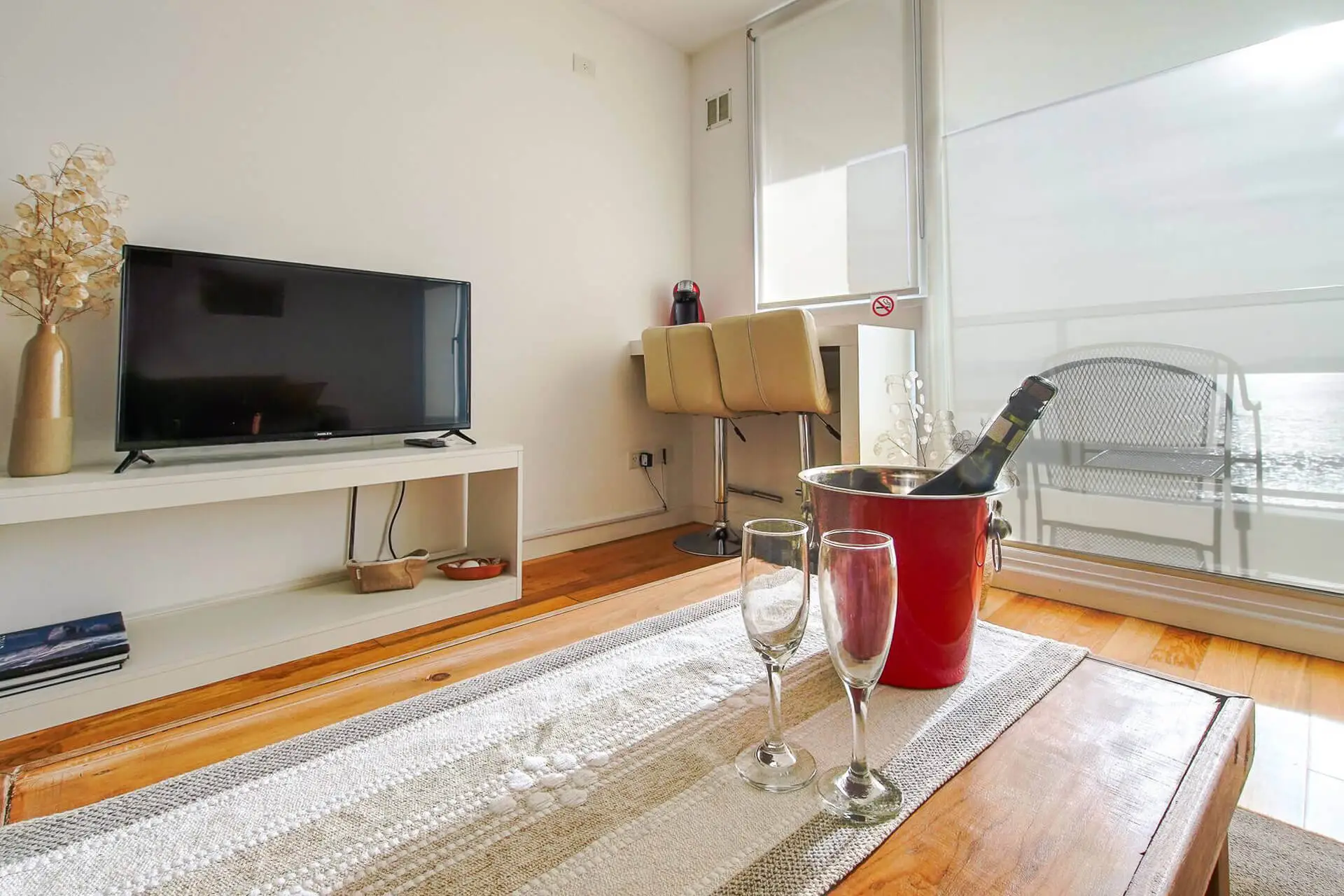 Sala de estar do apartamento TIERRA