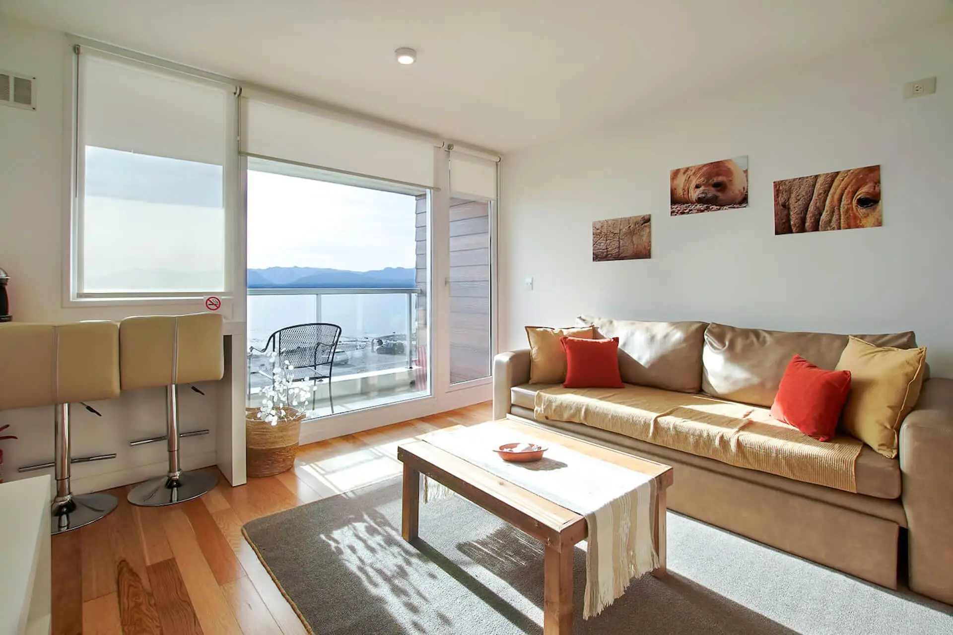 Sala de estar do apartamento TIERRA